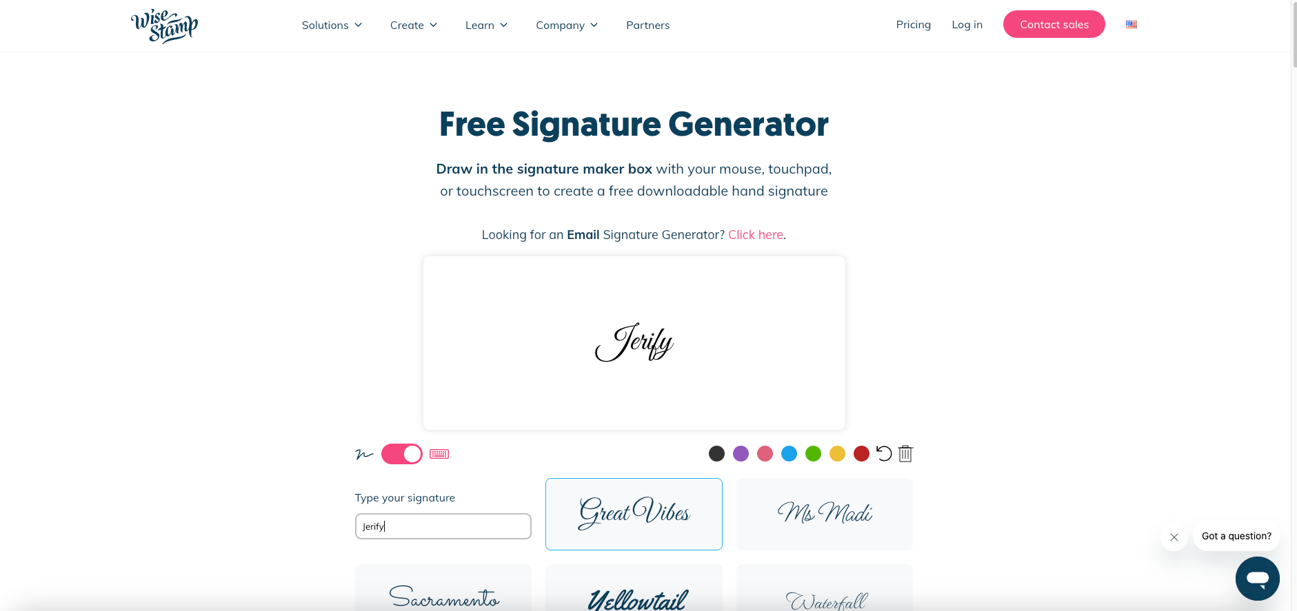 digital signature generator online