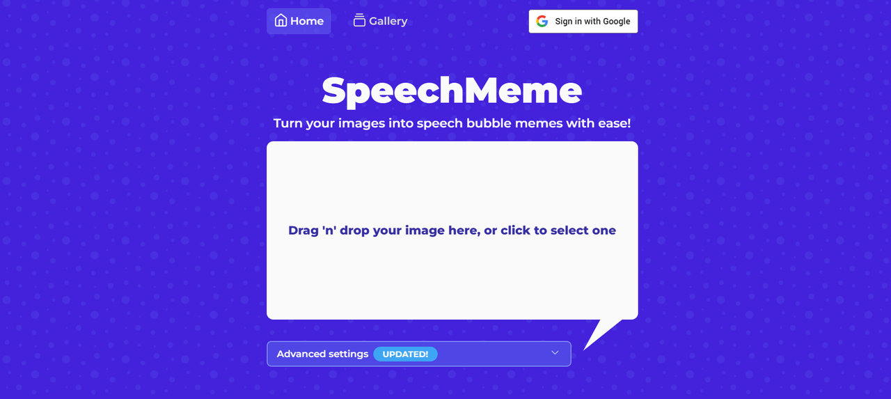 SpeechMeme beranda