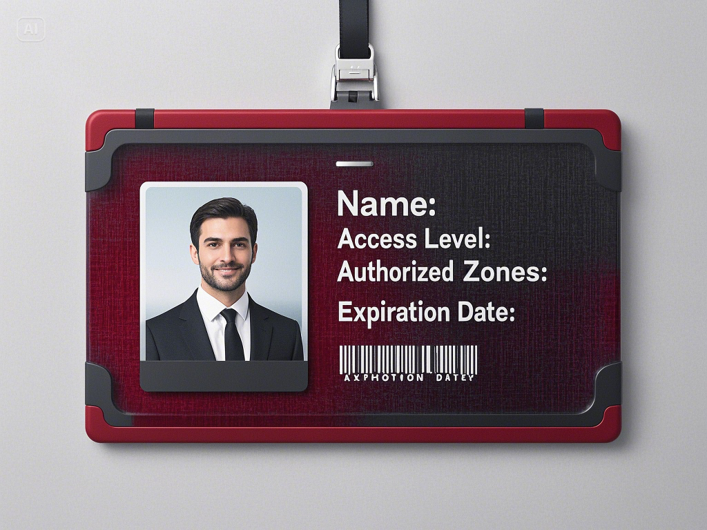 Staff ID badge maker