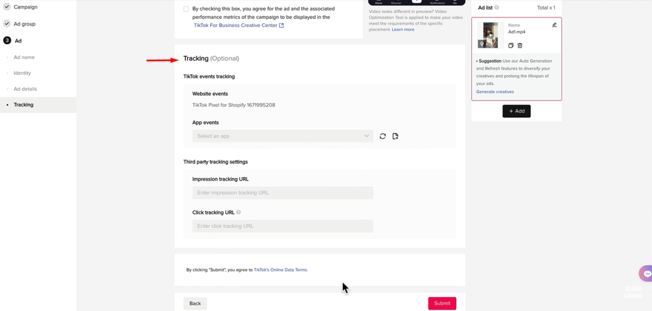 Imagen reveladora de cómo seguir el rendimiento de los anuncios de TikTok