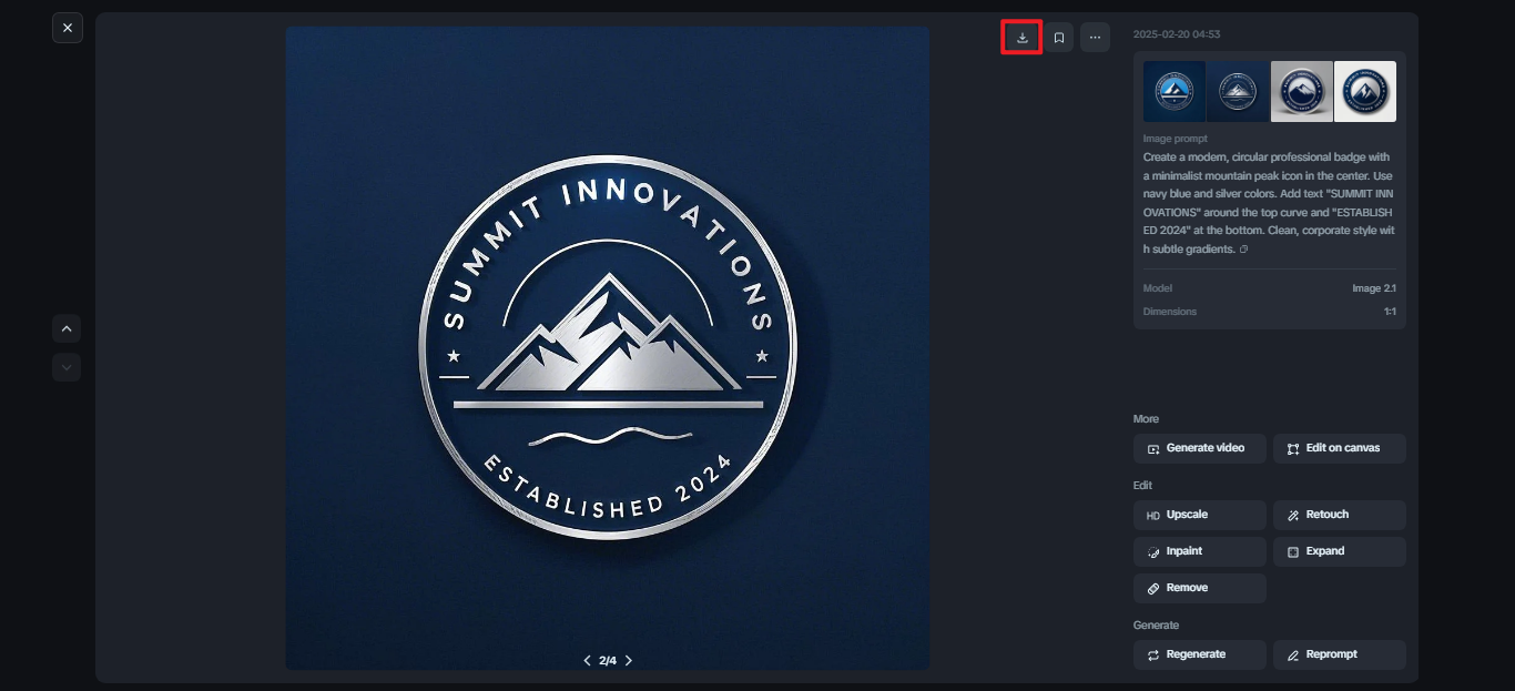 AI badge maker online free