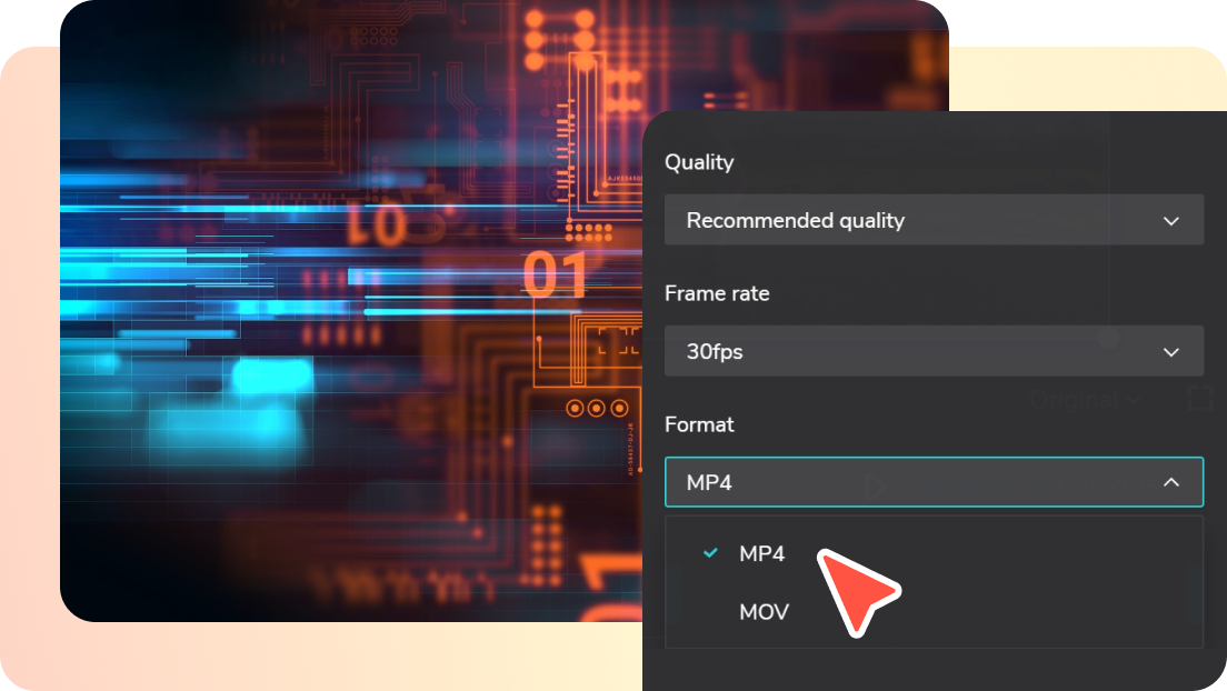 Lightning-fast MOV to MP4 conversion speed