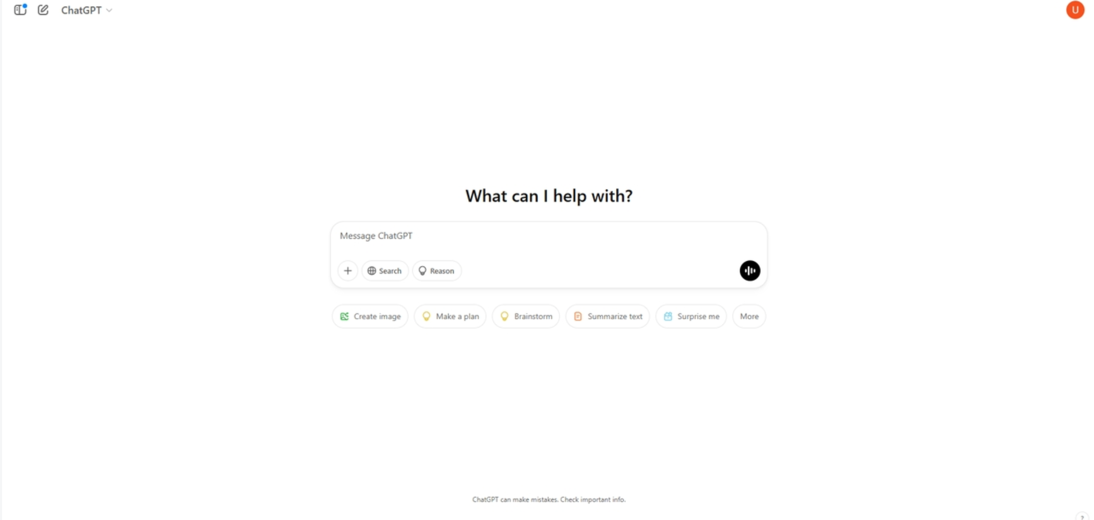 Interfaccia di ChatGPT - un chatbot AI molto utilizzato
