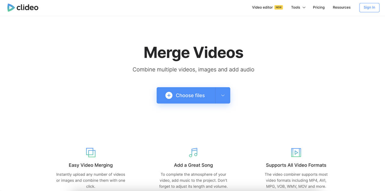 The Top Video Merger App - Clideo