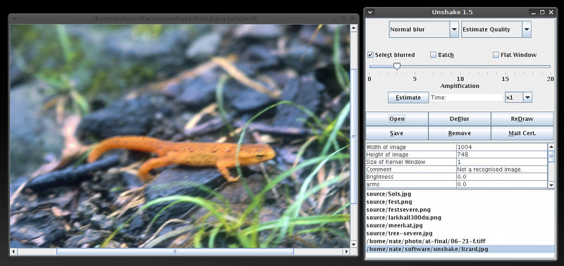 Best apps for blurry photos for PC - Unshake