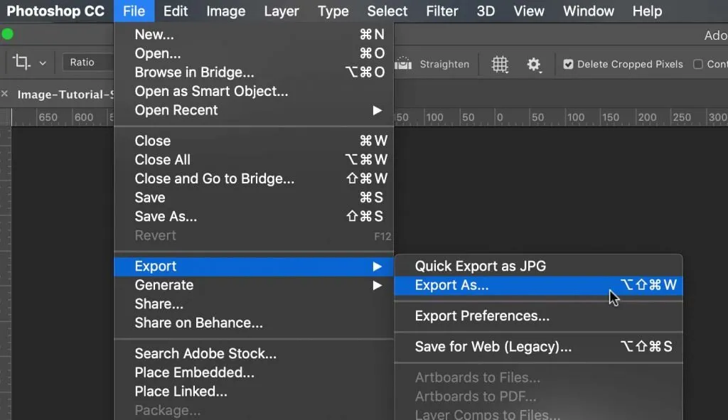 compress JPEG Images using PhotoShop