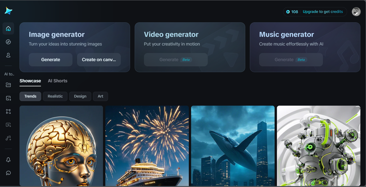 Cermin gambar online gratis dengan Dreamina