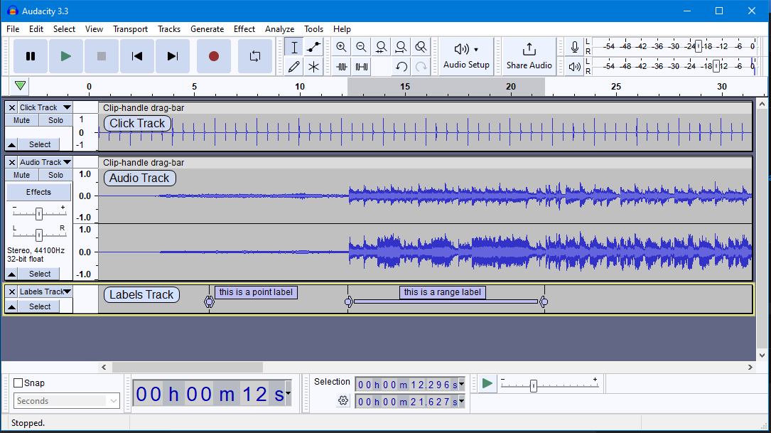 Audacity audio editor