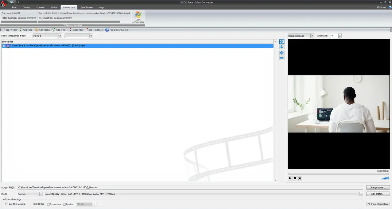 VSDC Free Video Converter