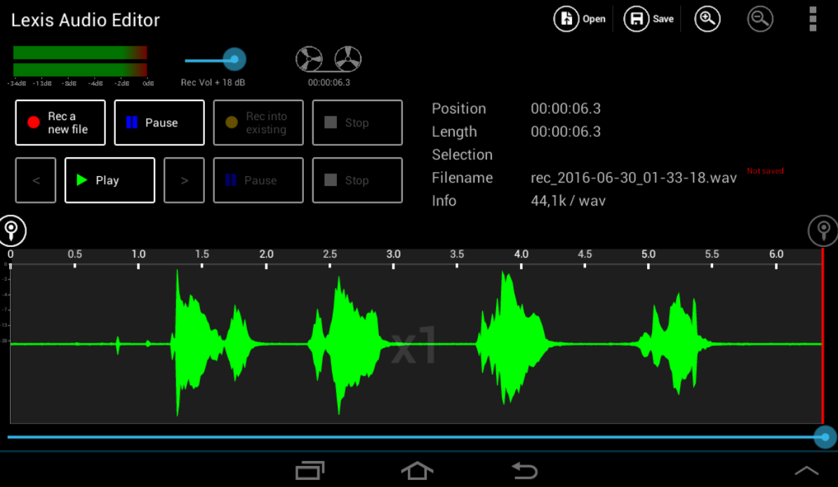 Lexis audio editor 