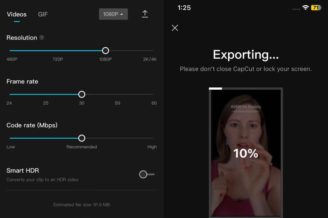 How to compress video with the CapCut app?