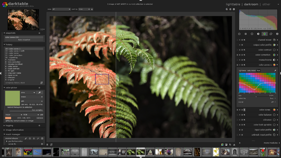 RAW Photo Editor - Darktable