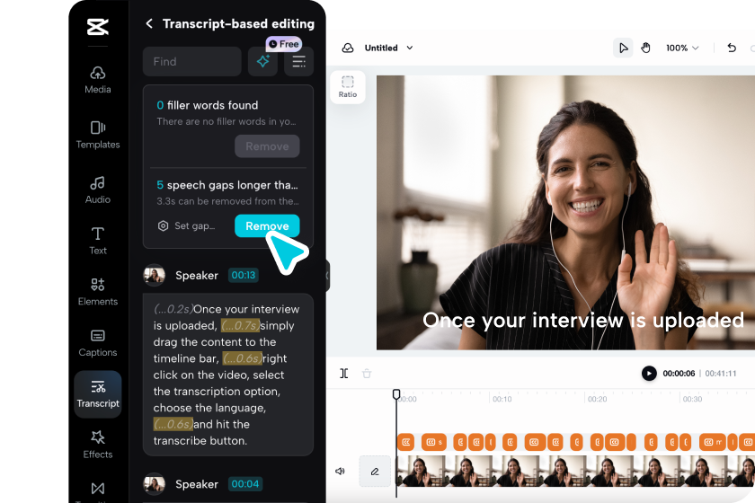 CapCut Makes Interview Transcription Reliable and Accurate