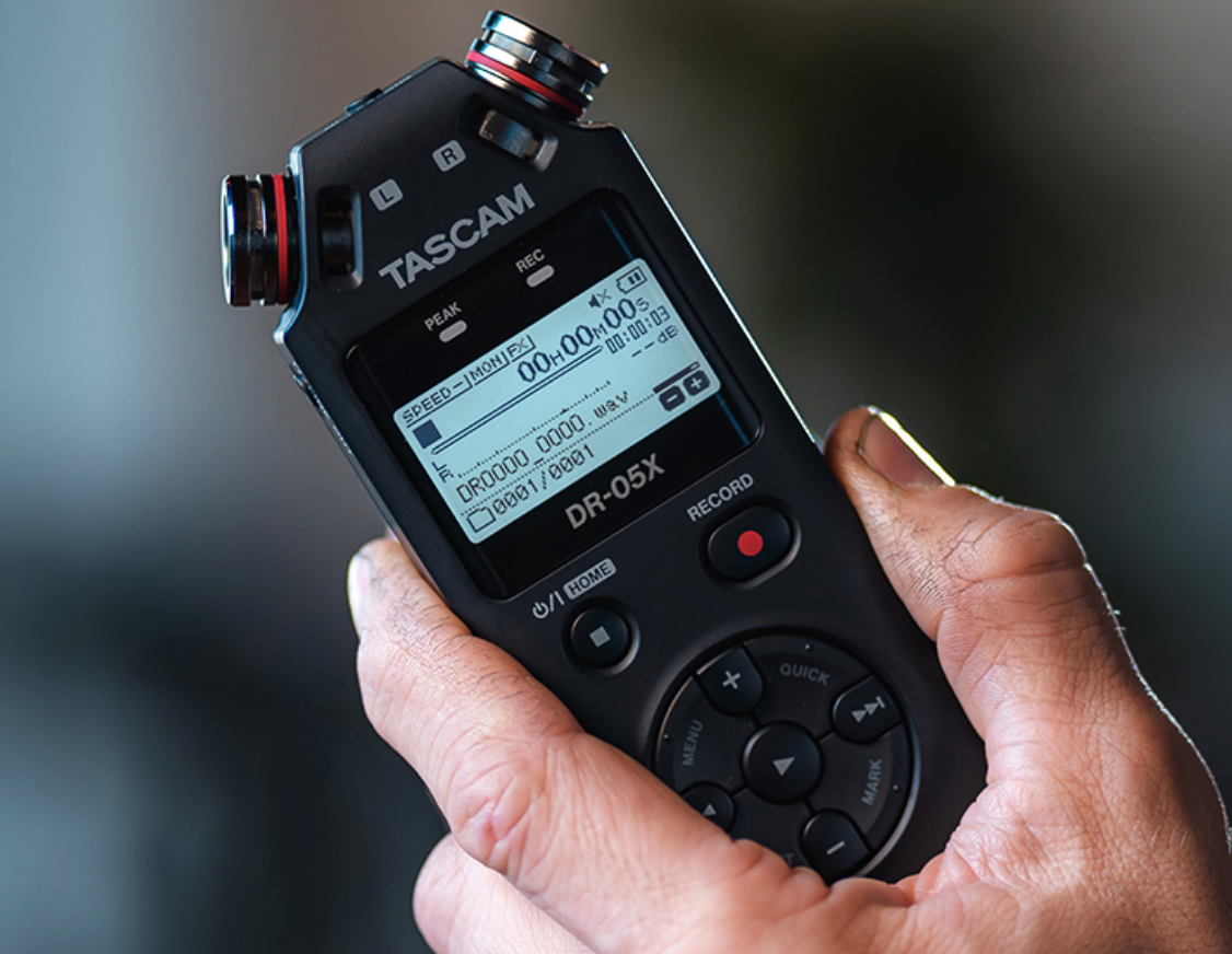 Tascam DR-05X stereo handheld recorder