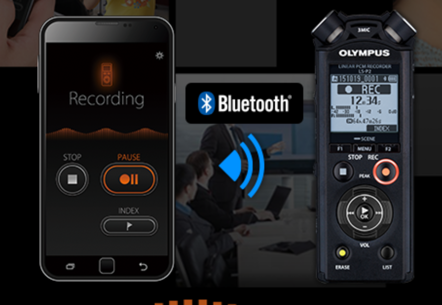 Olympus LS-P4 bluetooth recorder