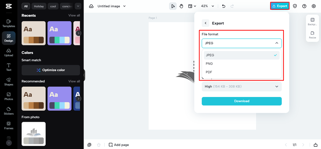 multiple format options