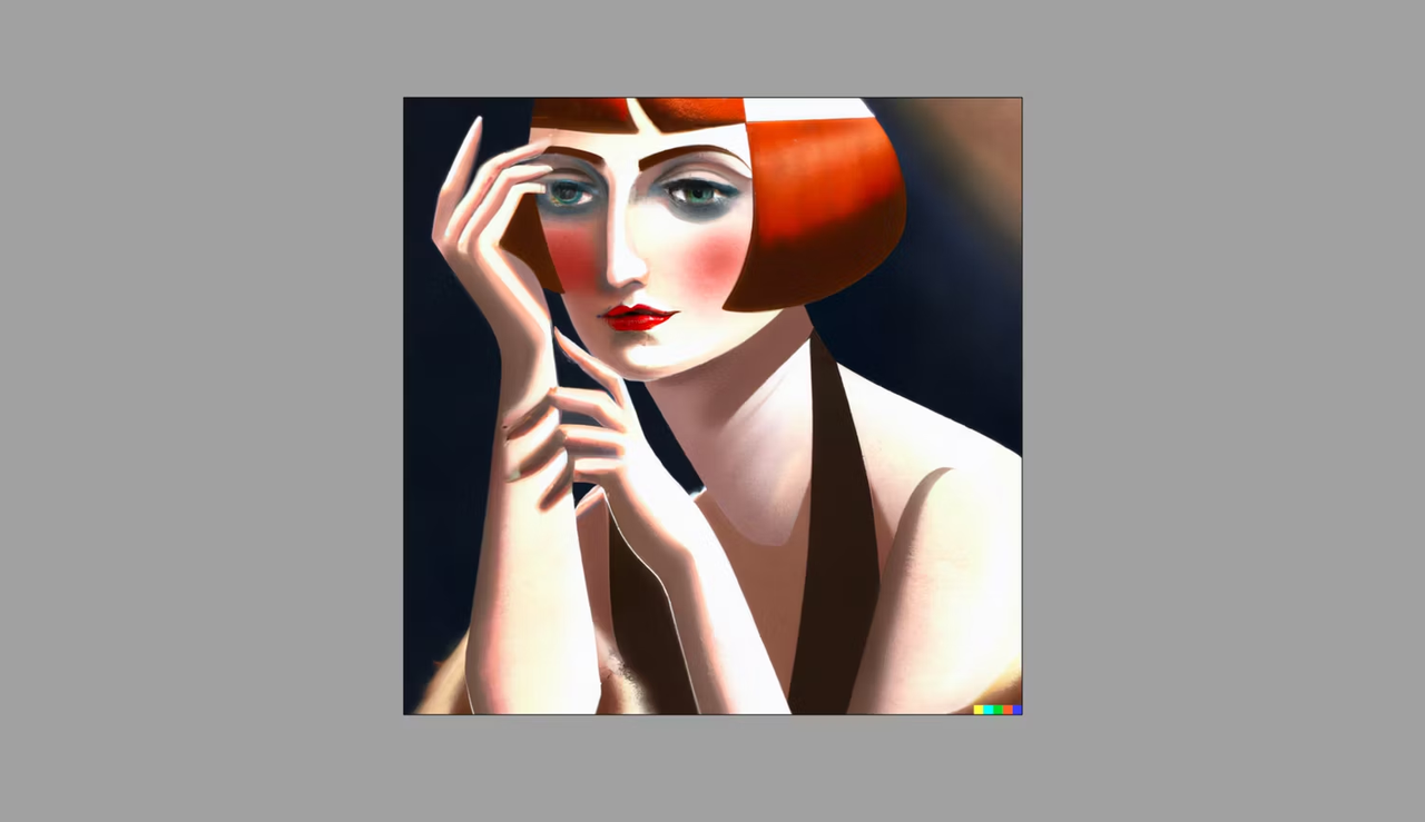 Tamara de Lempicka's art prompt