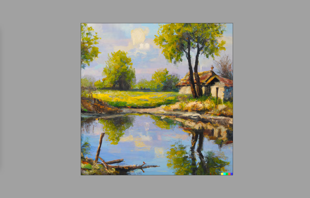 Oil painting art prompt