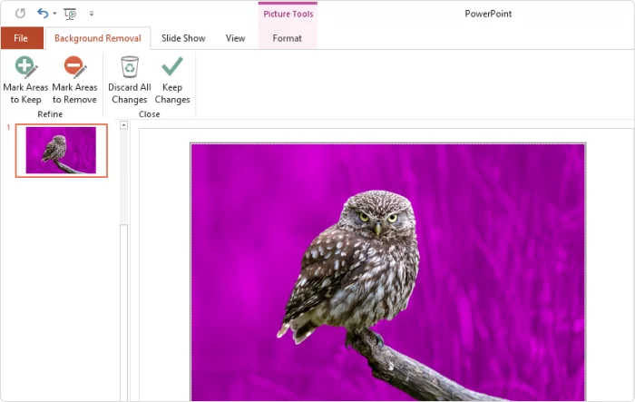 Edit image in PowerPoint