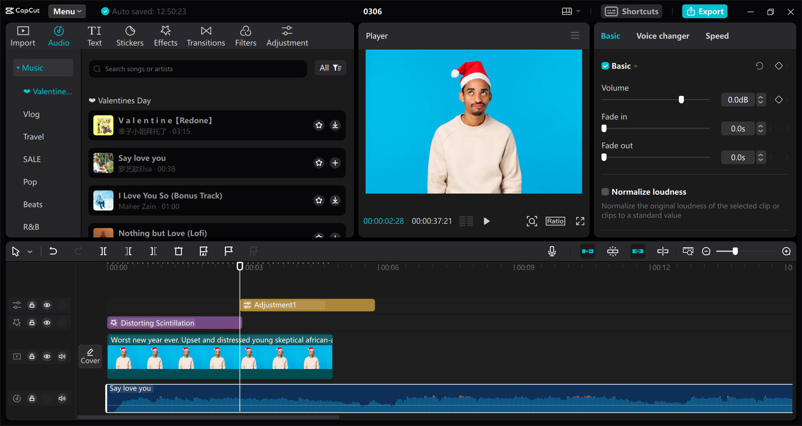 Download meme sounds in videos with CapCut desktop video editor