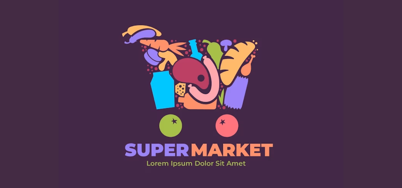 Graphic Logo for grocery store