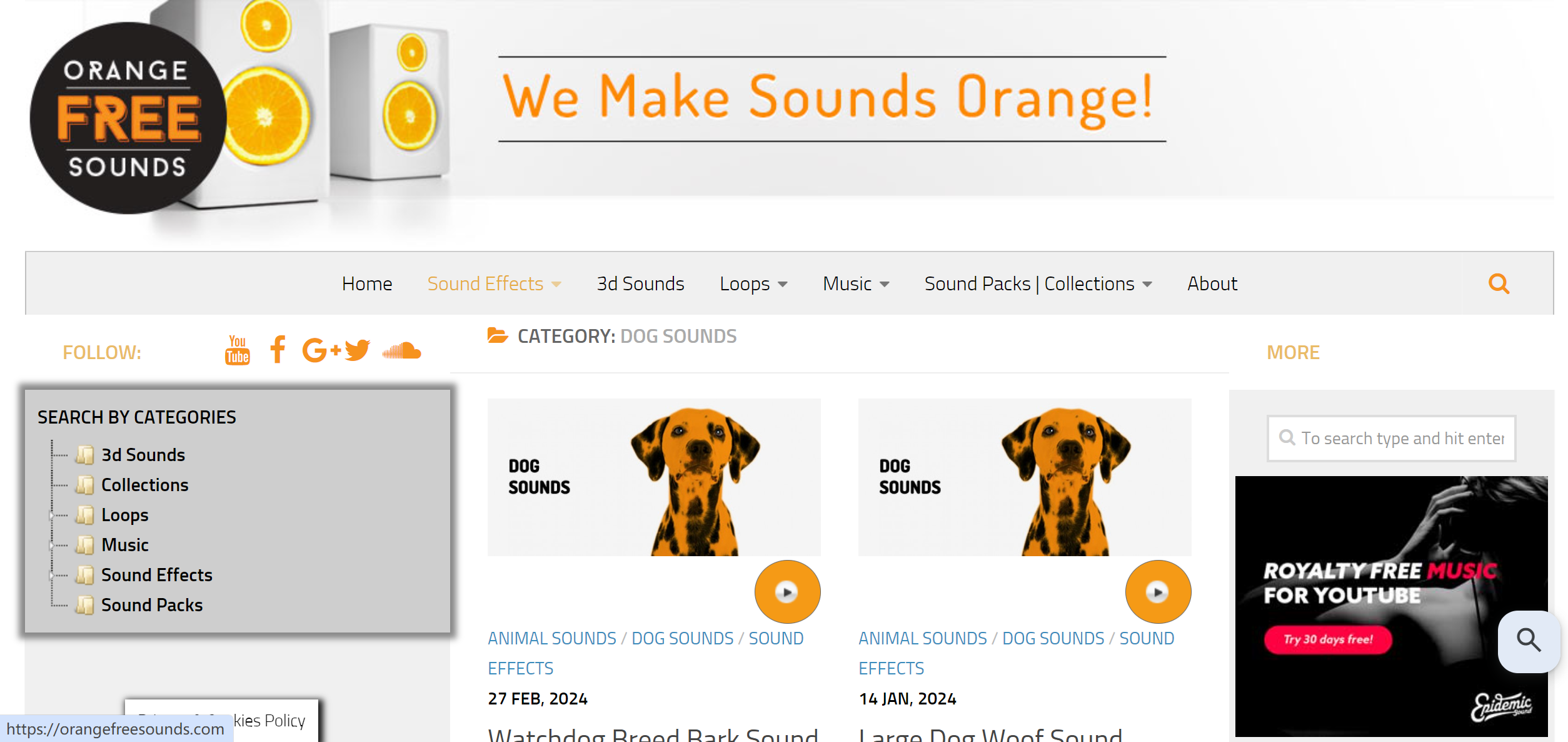 Orange Free Sounds