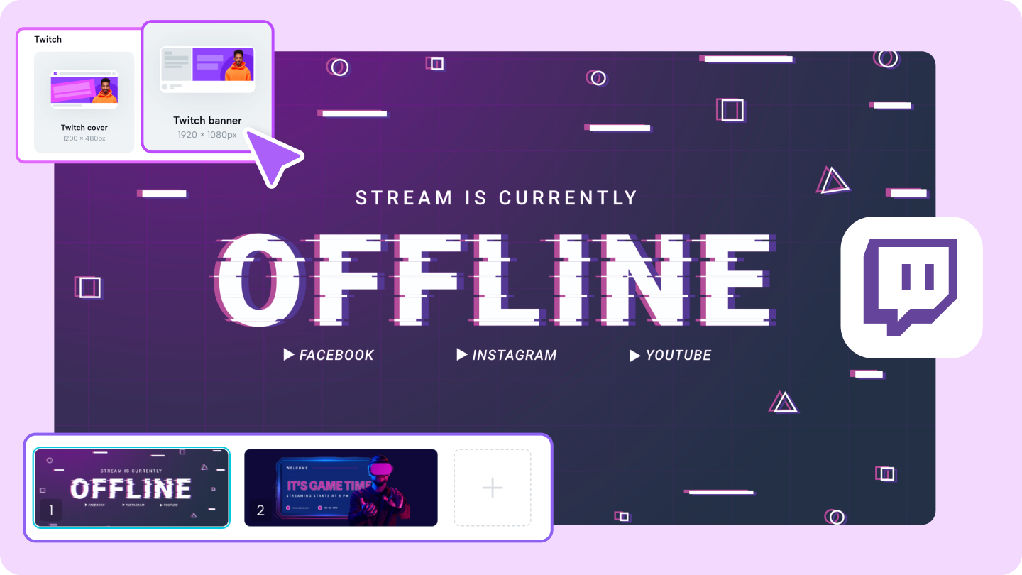 Twitch banner generator