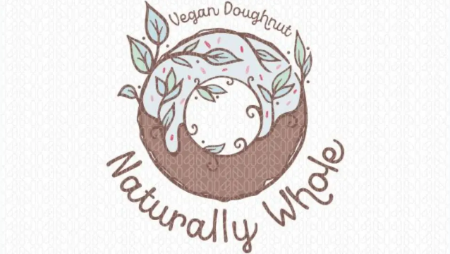 Create a natural-based doughnut logo 