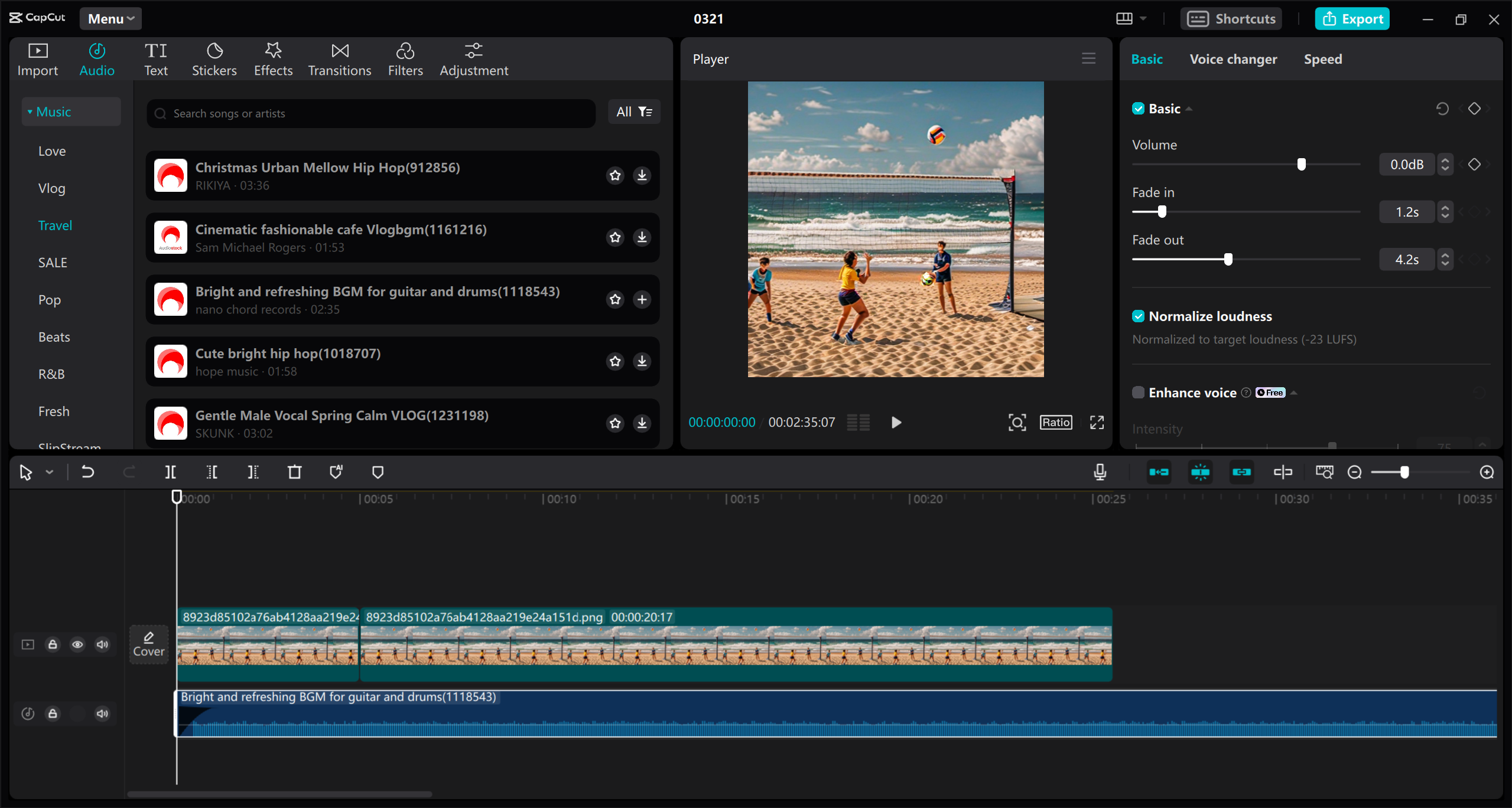 The ultimate way to add background music on PC: CapCut desktop video editor