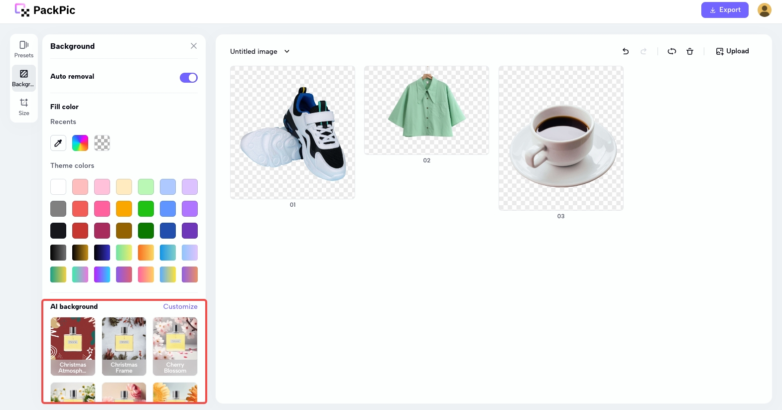 Tailored Background Customization