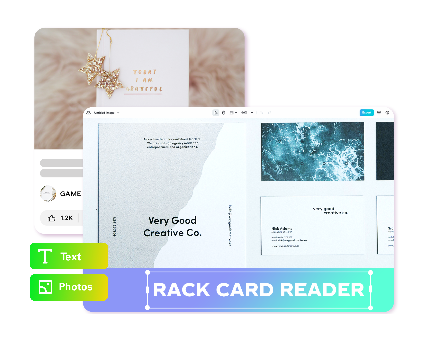 Rack Card Design: Gepersonaliseerd en aangepast ontwerp met CapCut