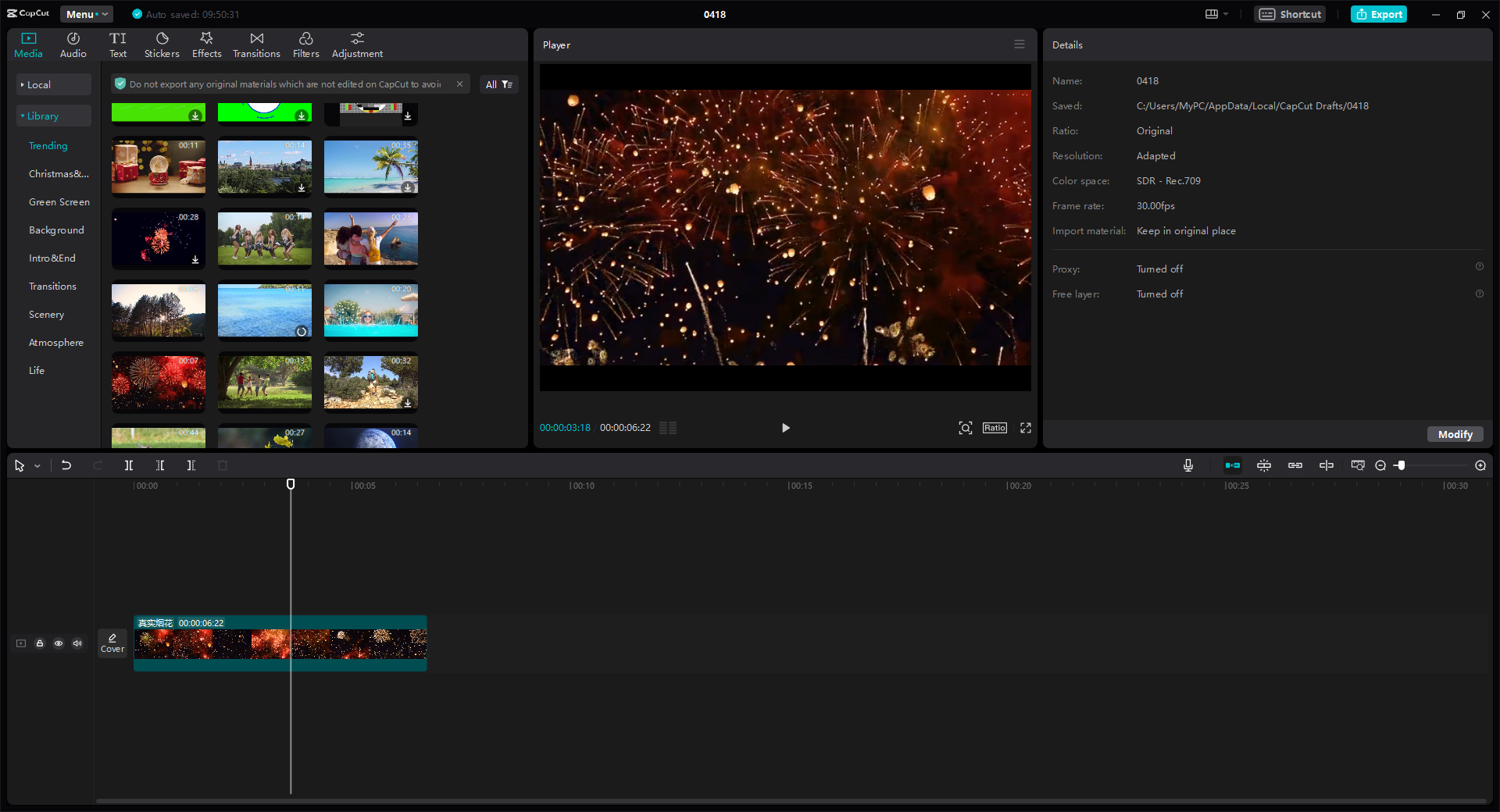 CapCut video editor