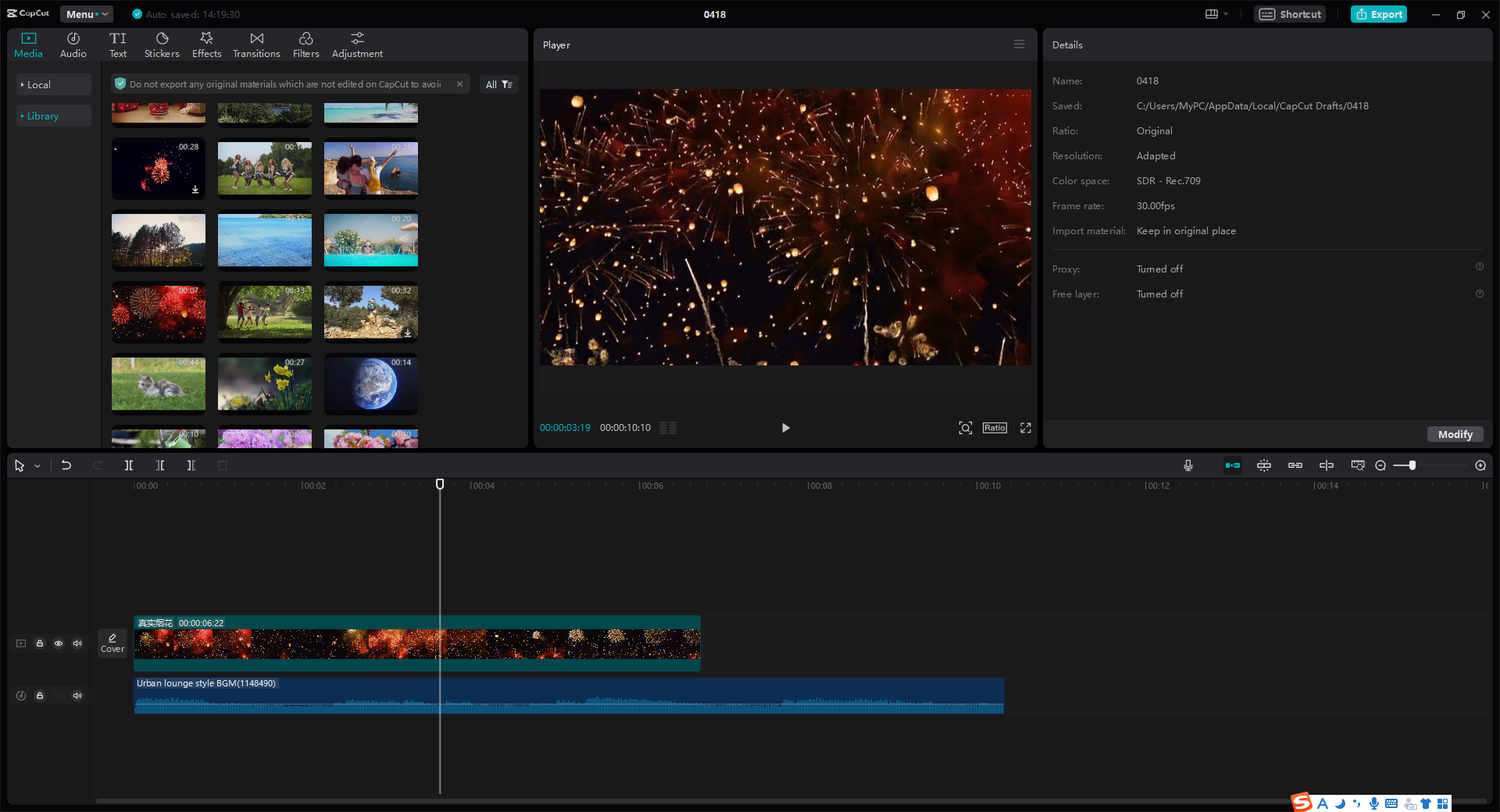 CapCut video editor