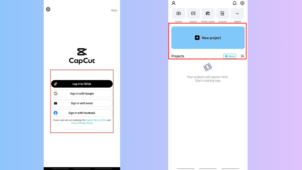 how to import on CapCut app