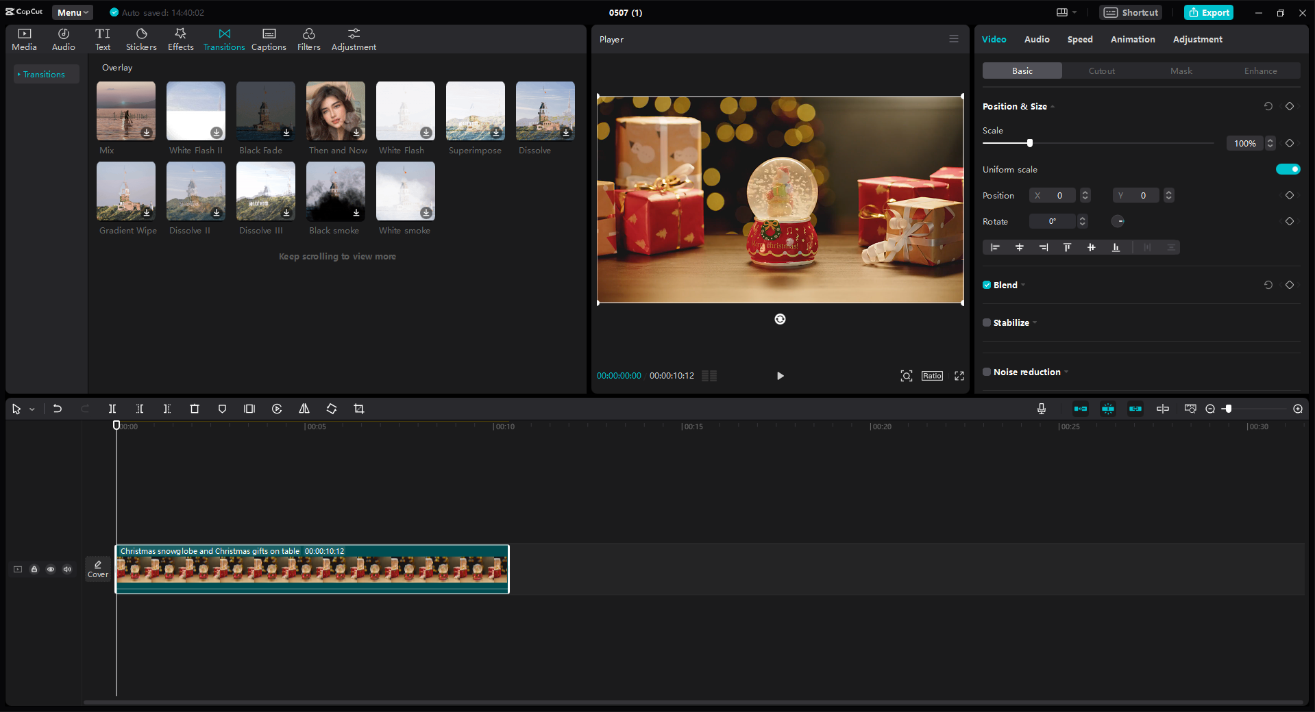 CapCut video editor