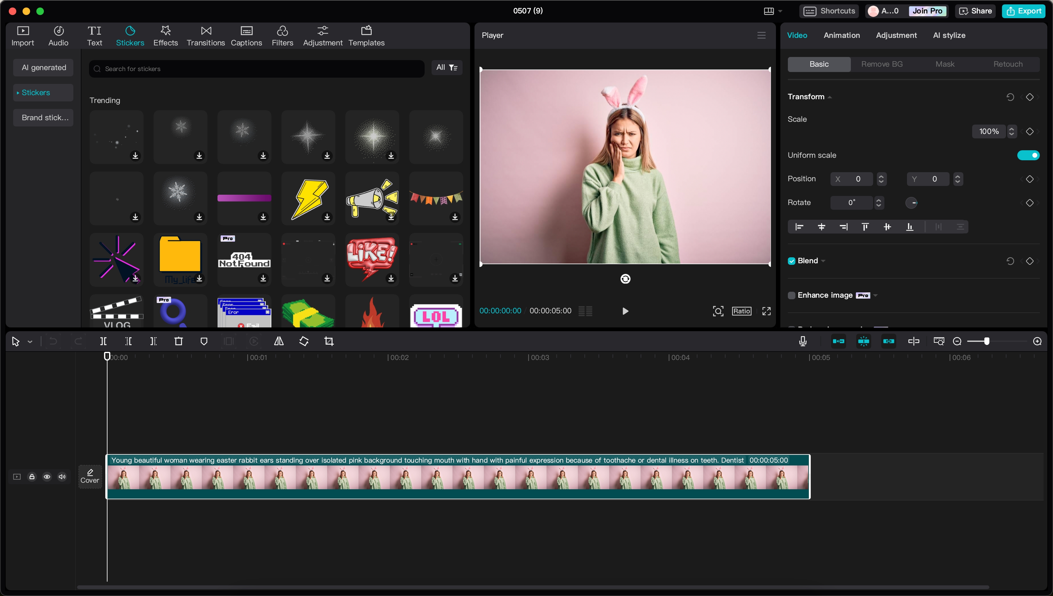 CapCut video editor