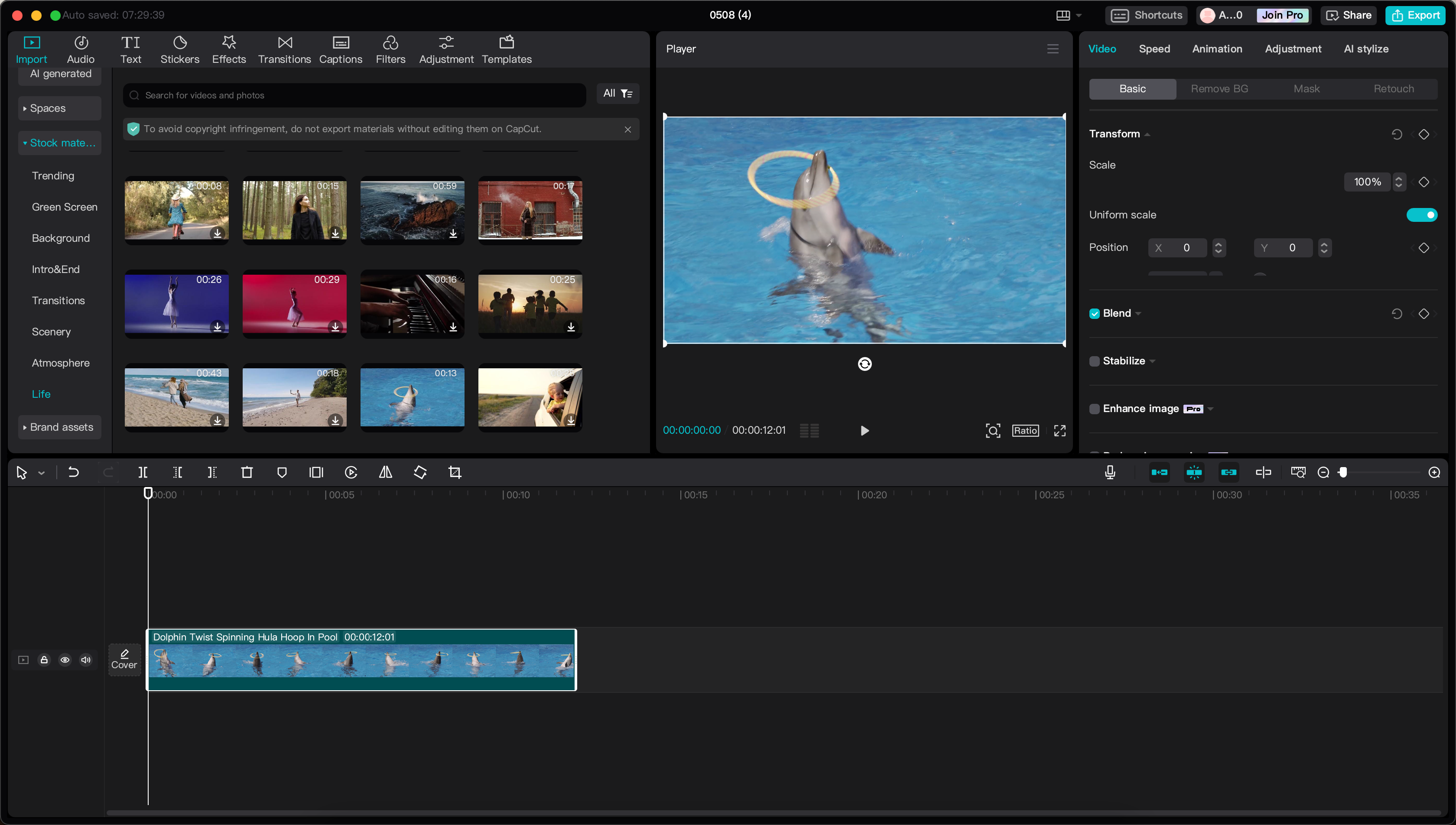 CapCut video editor