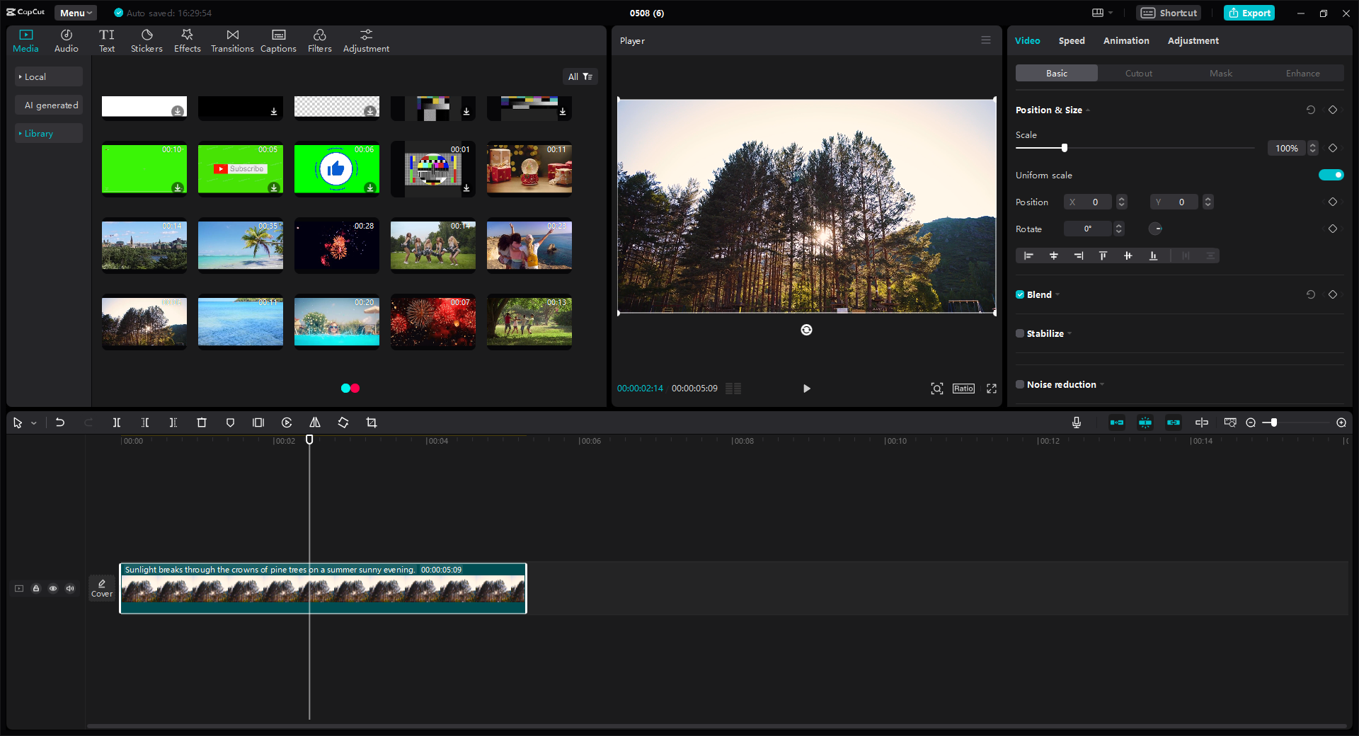 CapCut video editor