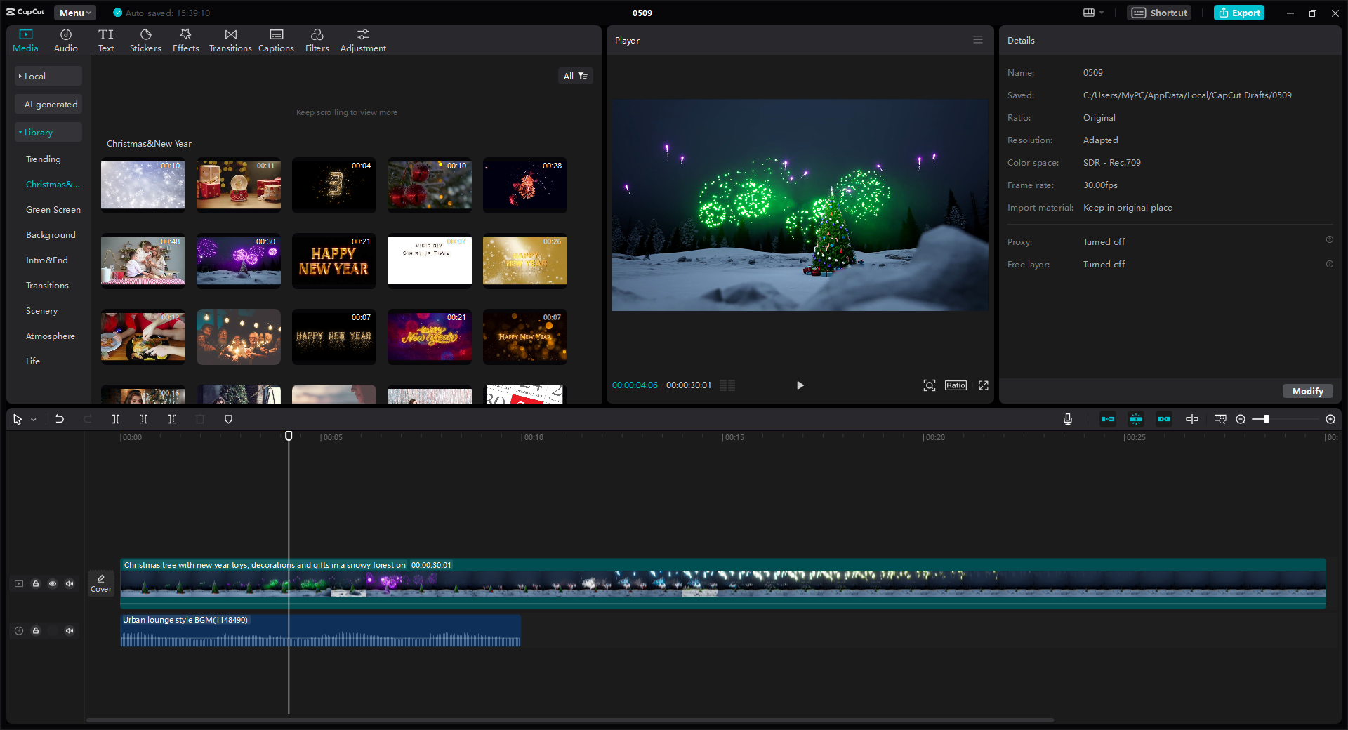 CapCut video editor