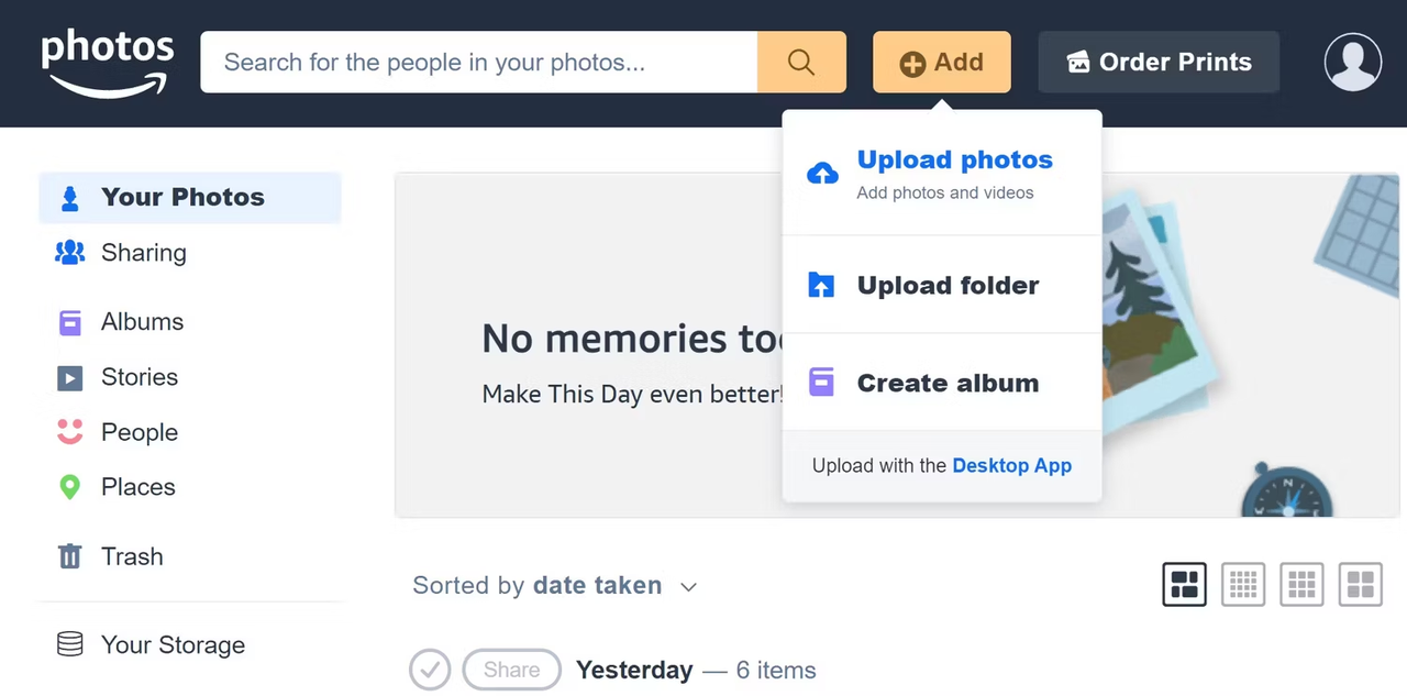 Amazon Photos desktop app