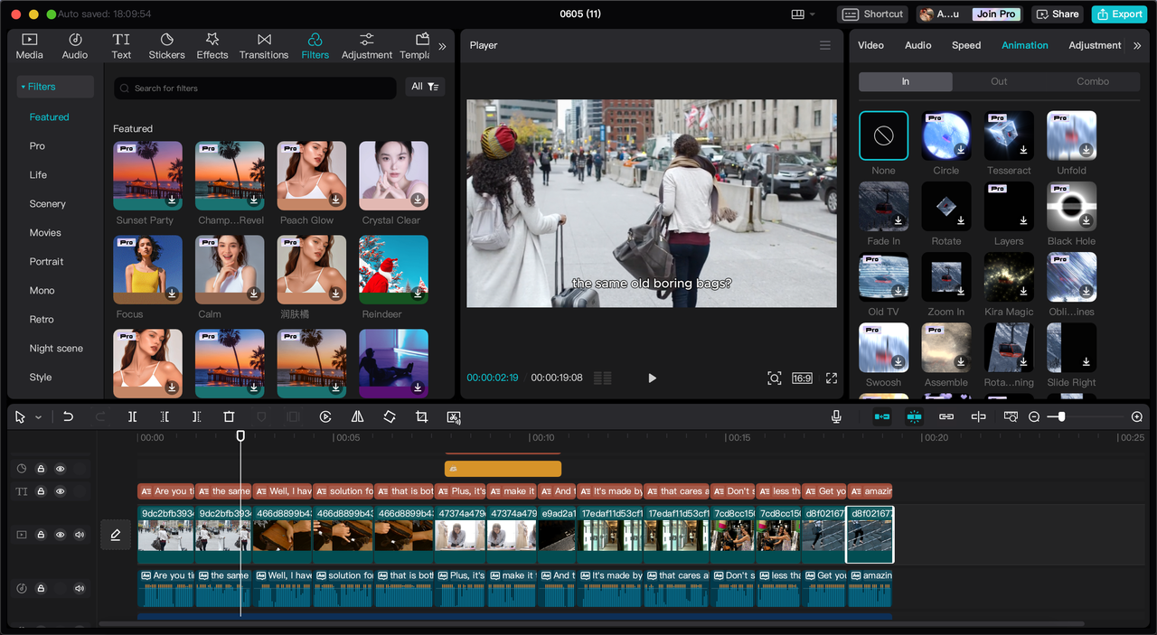 CapCut video editor