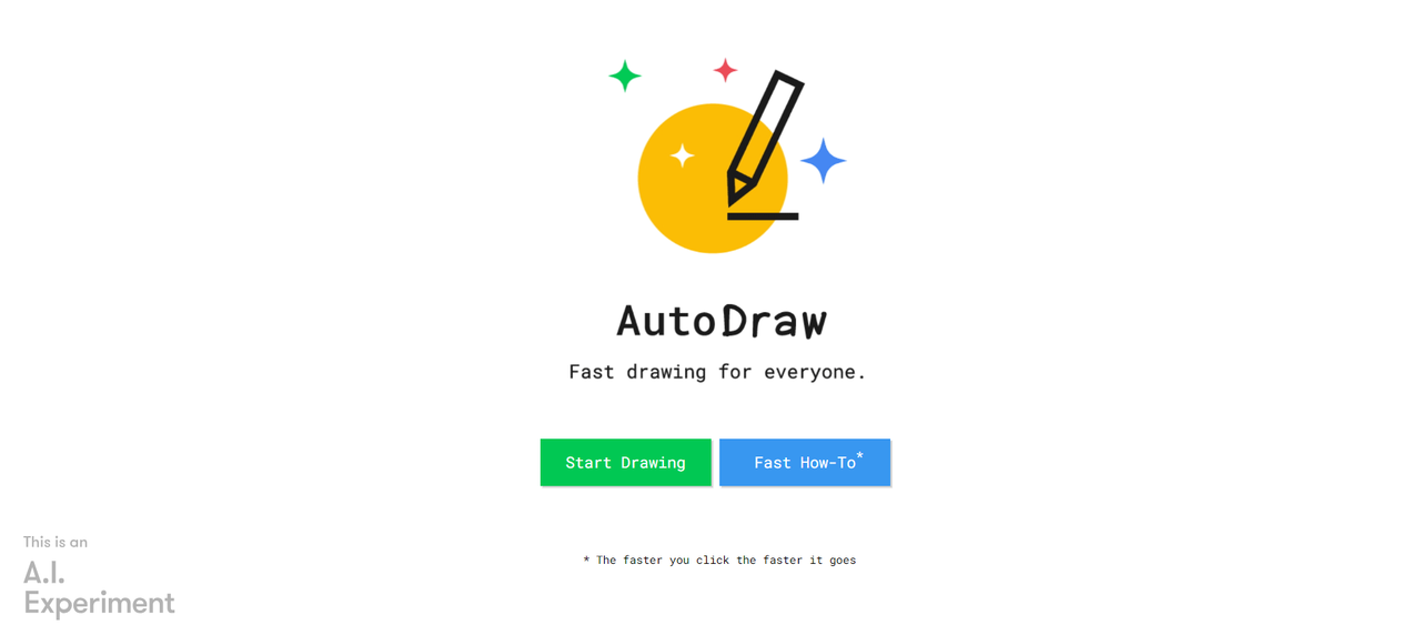 AutoDraw ai drawing site