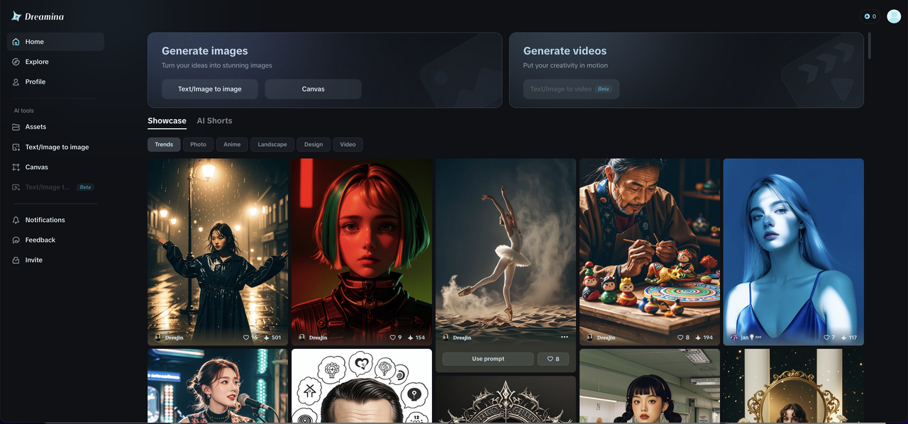 Turn the best AI text prompt to life with Dreamina