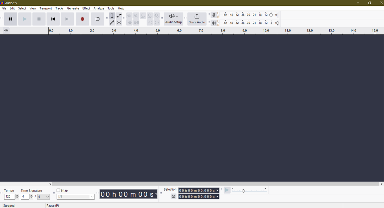 Audacity Editor Interface showing Karaoke song editing tools