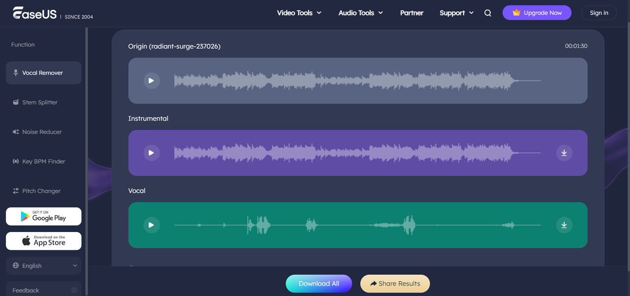  How to make a karaoke track with EaseUS