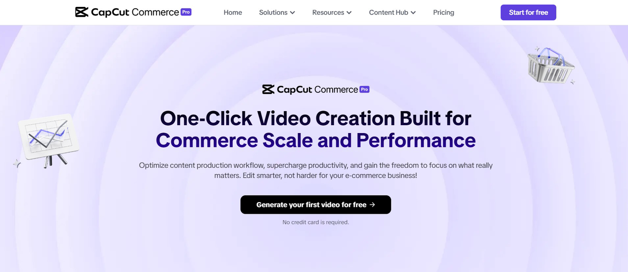 Sign up for CapCut Commerce Pro