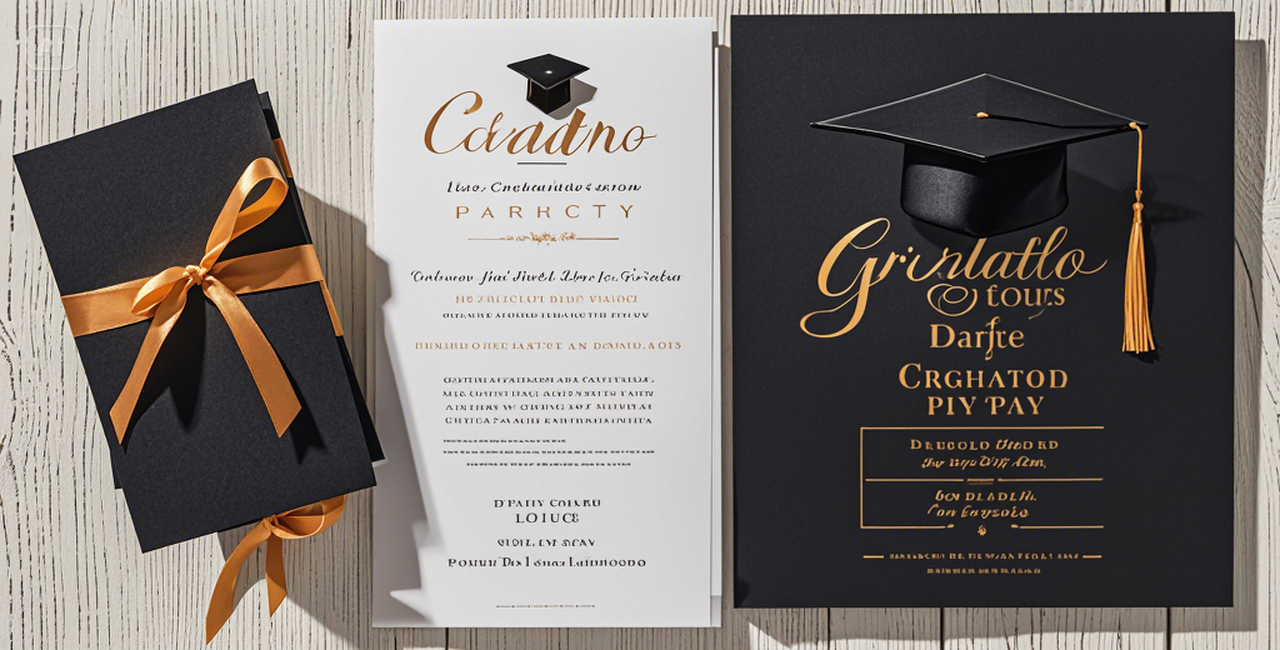 graduation party invitation card by Dreamina