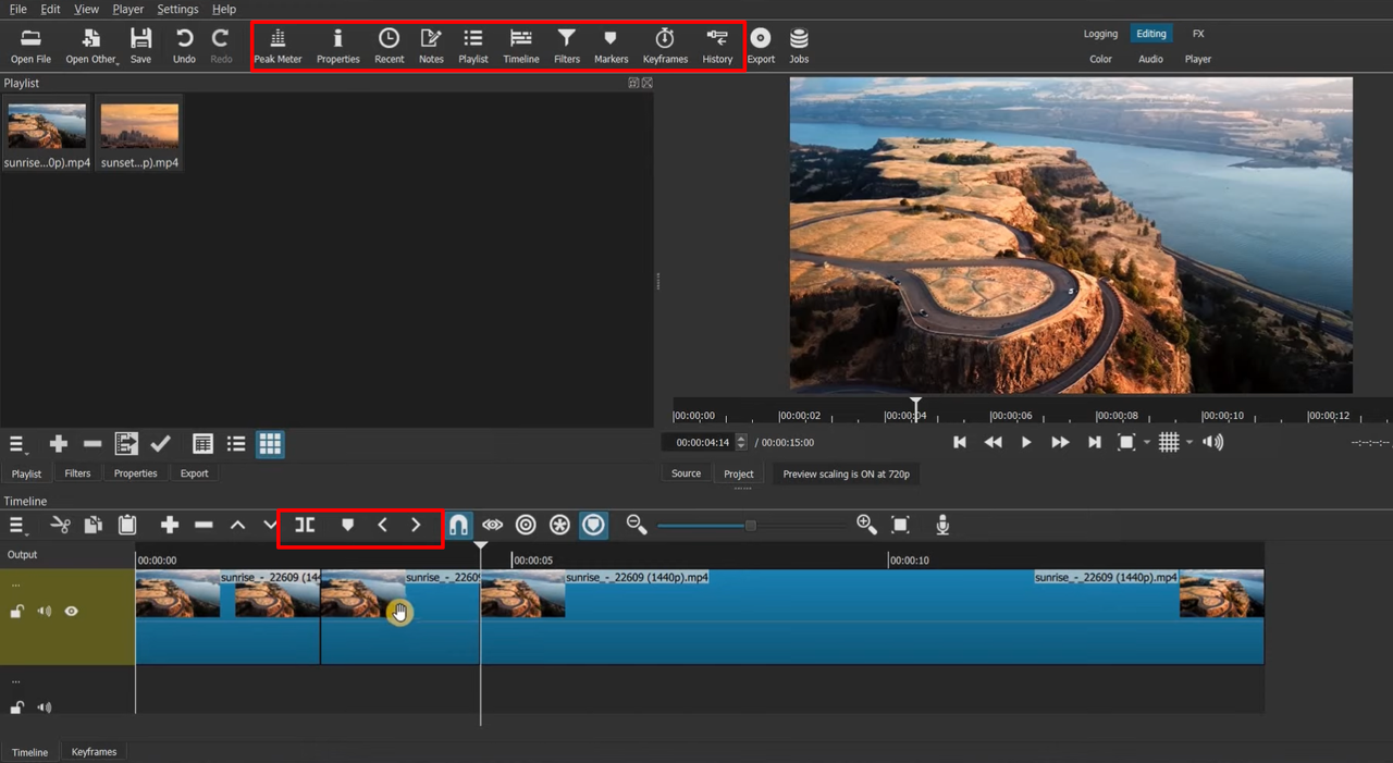 Shotcut tutorial for YouTubers showing how to edit videos 