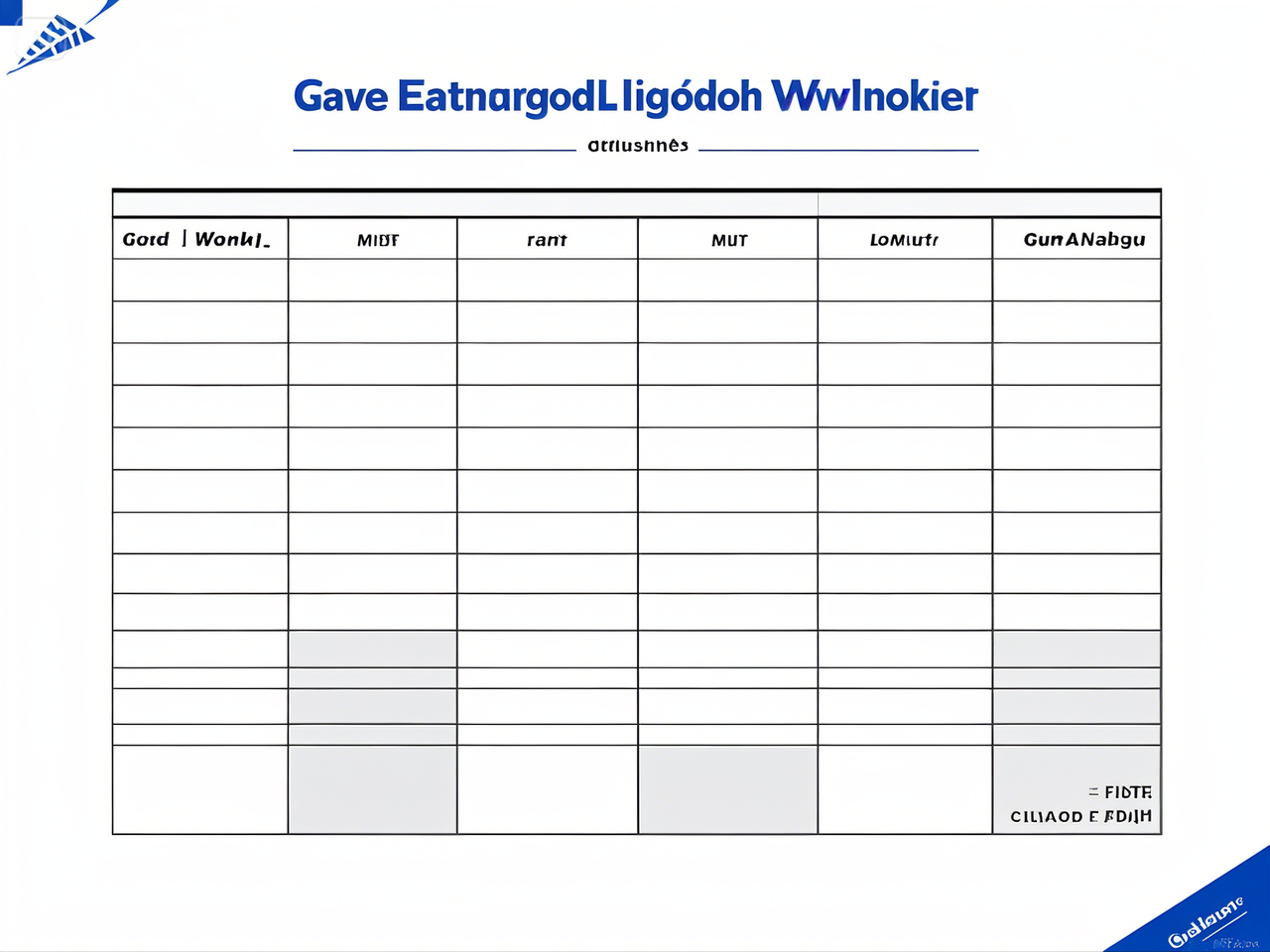 Data collection & analysis worksheet    