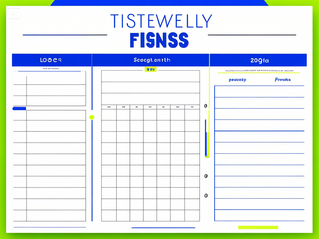 Health & fitness worksheet   